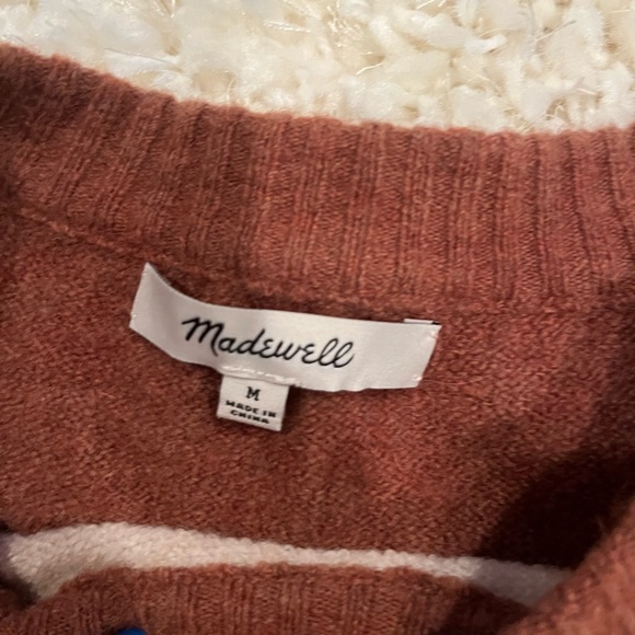 Madewell Colorblock Payton Pullover Sweater in Coziest Yarn - Picture 6 of 7